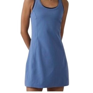 Athleta Women's On My Way Blue Mini Dress